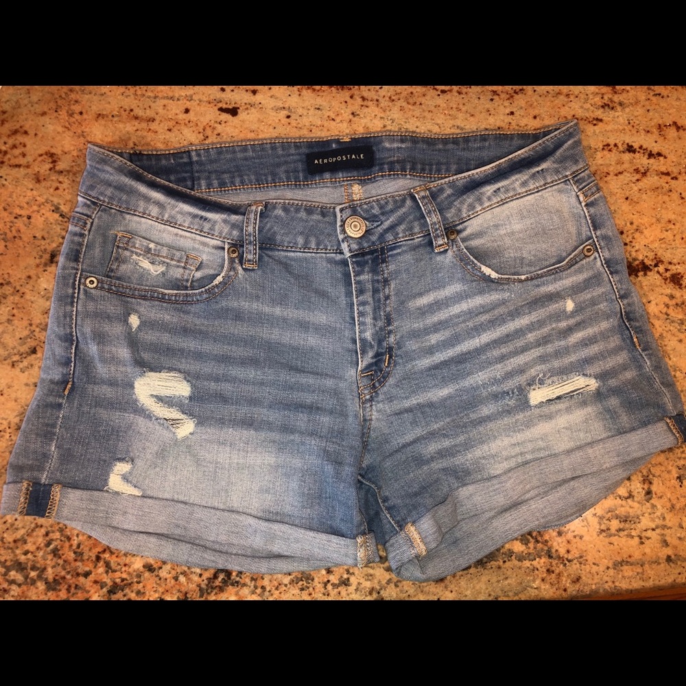denim shorts
